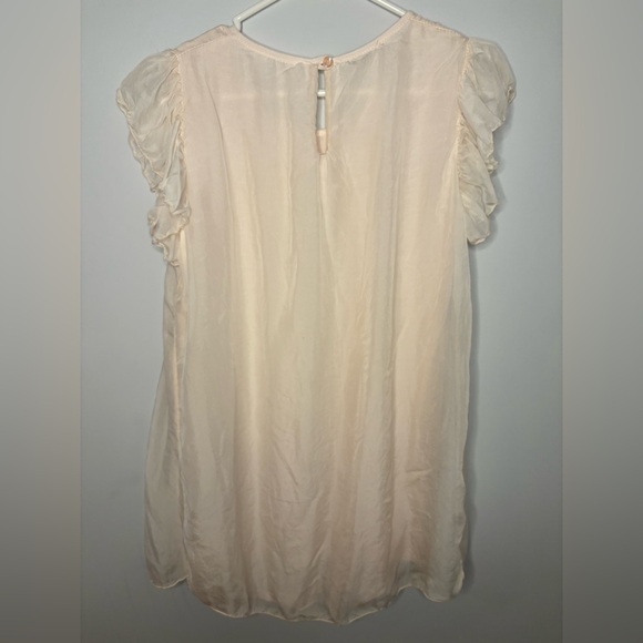 Alice Rinaldi 100% Silk Ruffle Sleeve Blouse - Picture 4 of 4